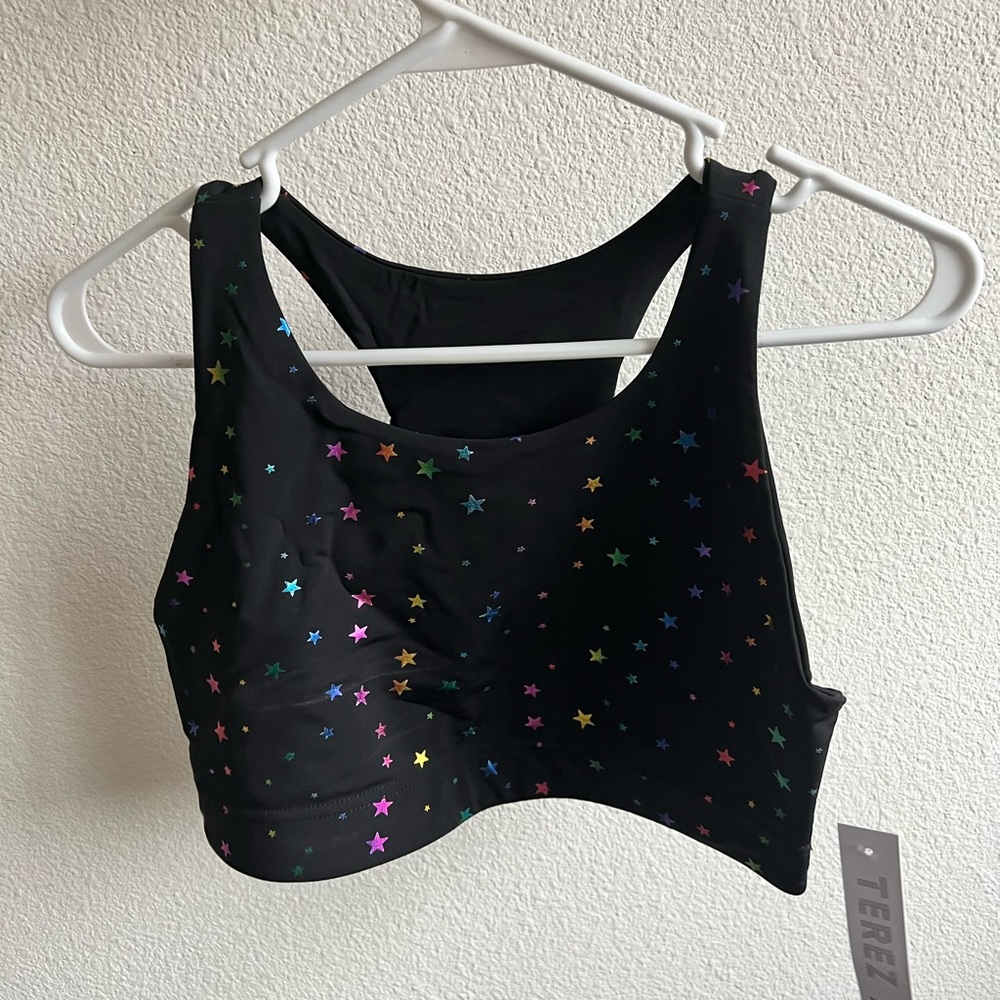 Brand new terez sports bra size l